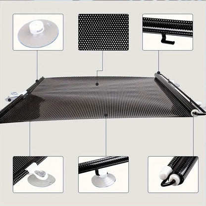 Blackout Curtain Blinds Without Drilling Window Roller Interior Bedroom Roll Black Out Rolls Blind Suction Cup Home Decor Items