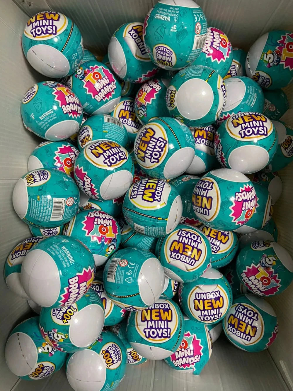 5 Surprise Mini Brands Series 1 by ZURU Mystery Real Miniature Collectible Toy Capsule Anime Figure Toy Birthday Surprise Gift