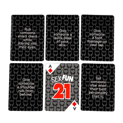 Sex Fun 21 Card Game Adult 56pcs Card Game