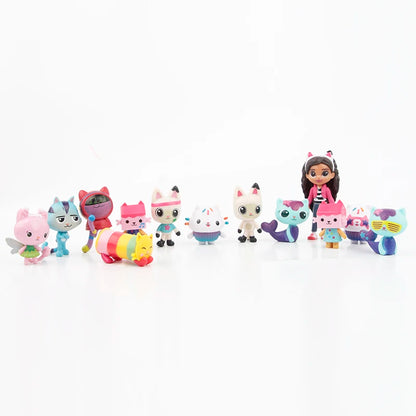 13pcs/set Gabby's Dollhouse Cute Figure Toys