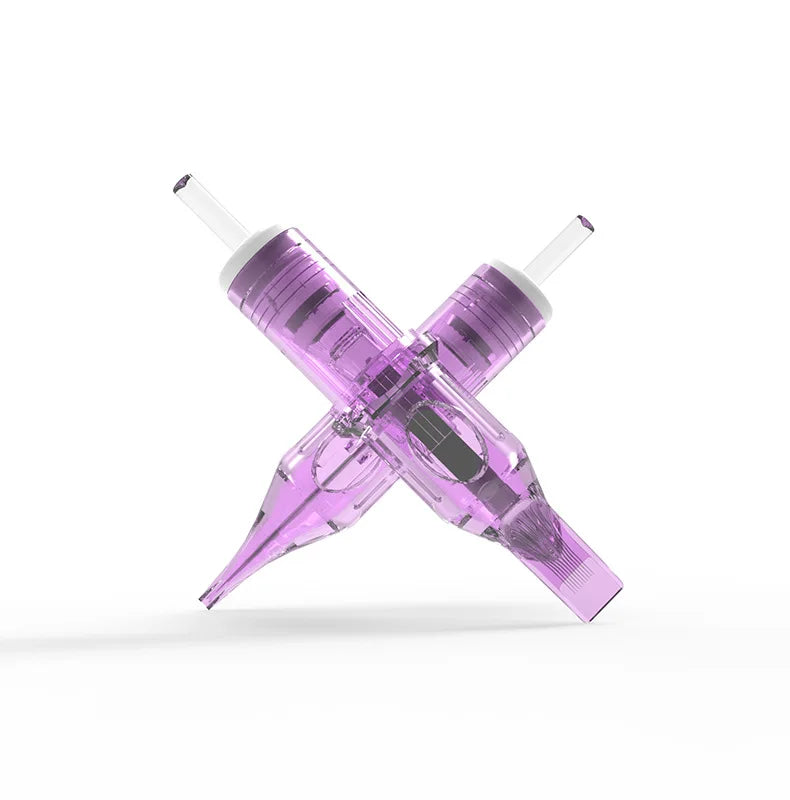 YILONG 50/20PCS Disposable Purple Tattoo Cartridges Needle RM/RL/M1/RS Needle Diameter 0.35MM Tattoo Needle For Tattoo Machine