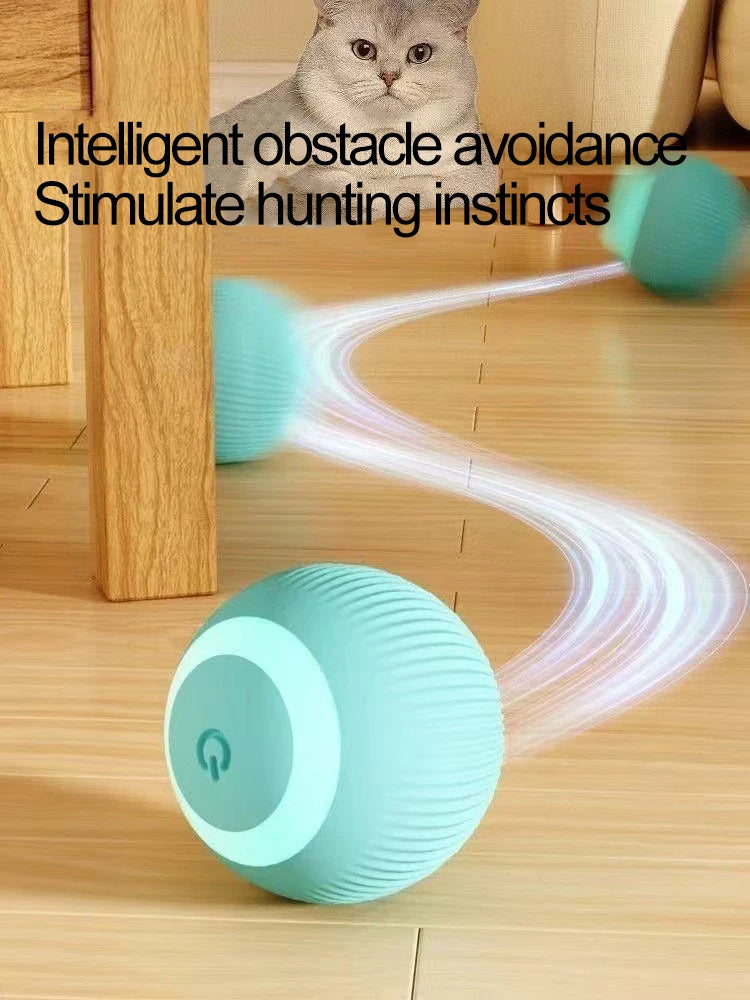 Interactive Cat Ball Automatic Cat Toy Indoor Cat Toy Electric Games Pet Products MWJ01