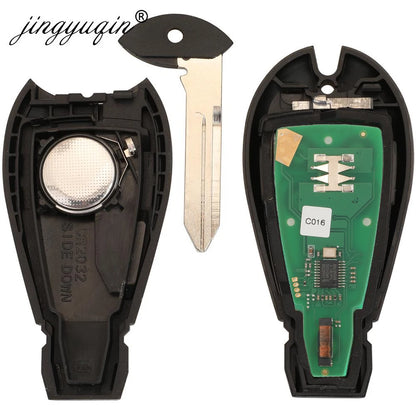 jingyuqin GQ4-53T Fobik Remote Car Key 433MHz ID46-PCF7961A Chip for Dodge RAM 1500 2500 3500 4500 2013-2018 56046953 68159655