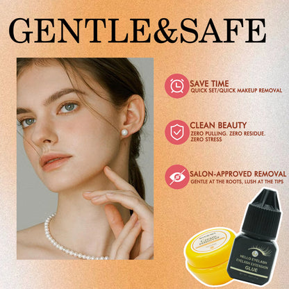 DIY 5ml Fast Drying Strong False Eye Lash Extension Glue Adhesive Retention 7-14 days Low Smell Mink Eyelash Glue at home