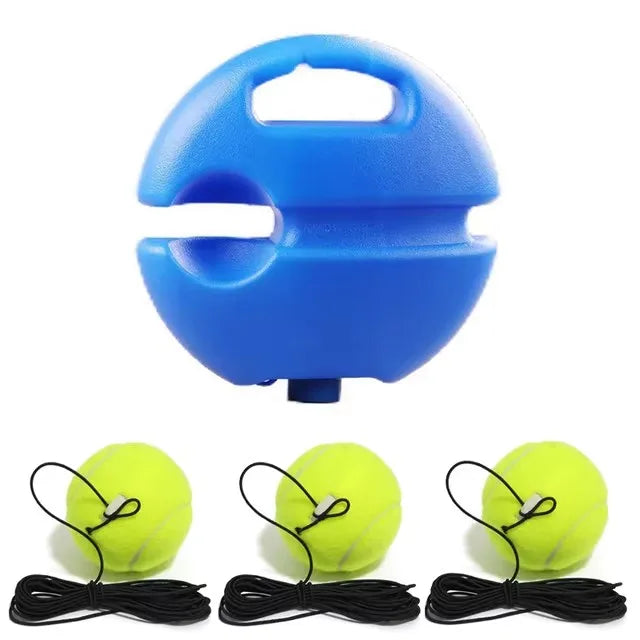 1 Set Tennis Trainer With Tennis Bounce Ball And Practice Ropes, Suitable For Indoor Outdoor Tennis Training Padel Accessories