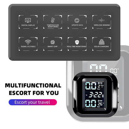 Motorcycle Tire Pressure Sensors Moto TMPS Tire Pressure Monitoring System 2 Wheel Tyre External Sensor for Motorbike Bicycle