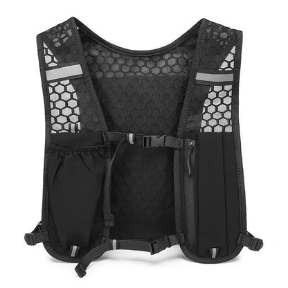 Running Hydration Vest for Women and Men, Water-Resistant, Breathable, Backpack for Runs, Hiking, Cycling, Trails, Marathons