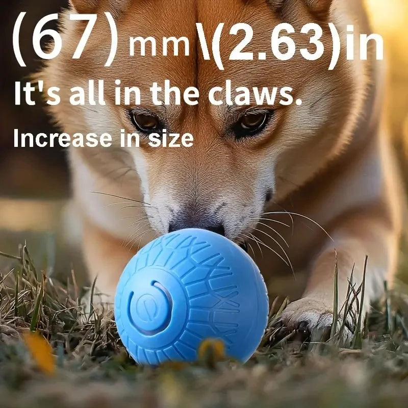 Smart Dog Toy Ball Automatic Interactive Pet Electronic Rolling USB Rechargeable Moving Bouncing for Puppy to Large Dog Chew Toy