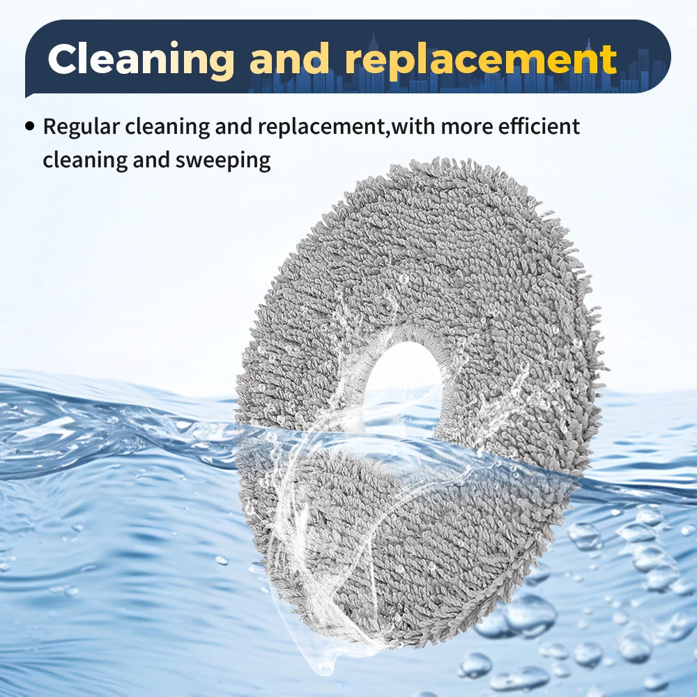 Mop Cloths For Xiaomi X10 Plus S10 Plus X20 Plus 5C 5 5Pro Omni 1S Omni 2 M30 Pro M30S OV31GL OV42CN OV21GL Vacuum Mop Parts