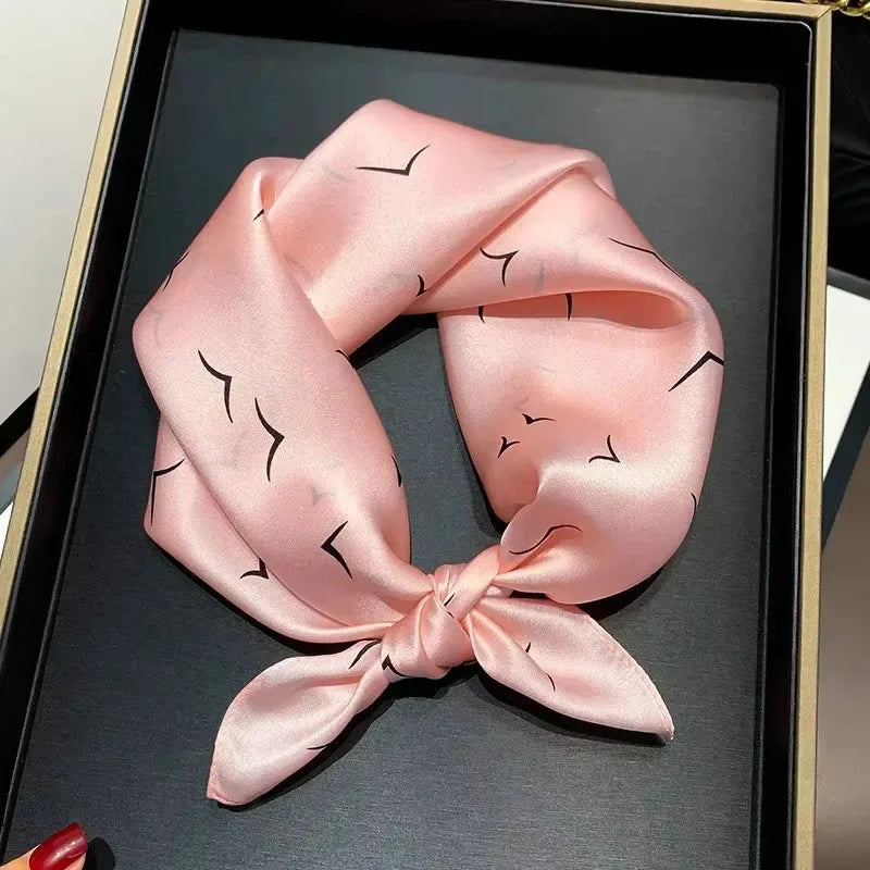 Scarf 100% Silk Bandana Women Square Scarves Wrap Kerchief Spring Fashion Luxury High Quality Headband Hijab Shawls 2026