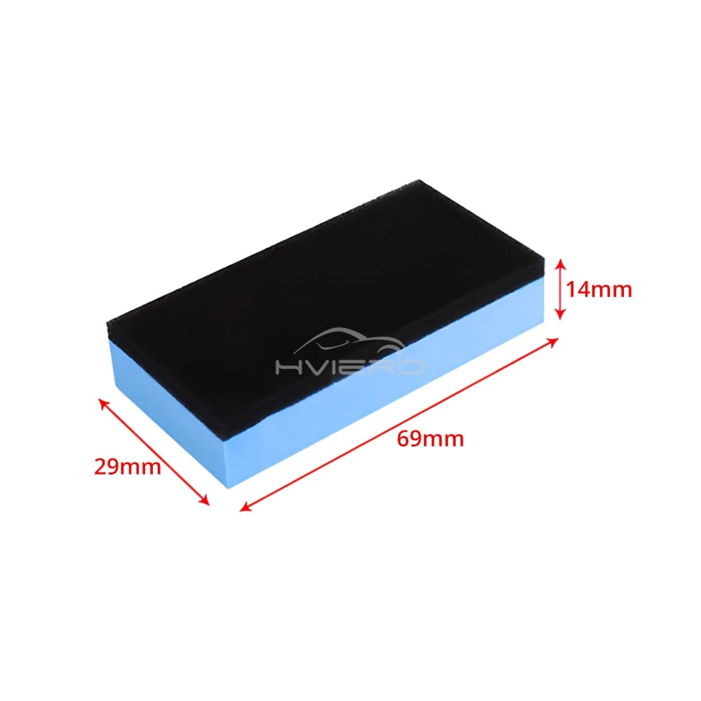 30Pcs Car Ceramic Coating Sponge Automobiles Glass Nano Wax Coat Applicator Pads Sponges for Auto Waxing Soft Polishing Clean