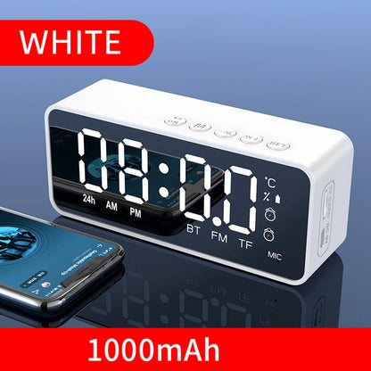 Alarm Clock Radio FM Bluetooth Speaker Portable Subwoofer Caixa De Som Sound Box Music Wireless Mini Woofers Bocina Lamp Column