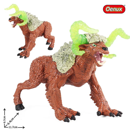 Oenux Mythical Dinosaur Dragon Tiger Golem Lion Snowmen Cattle Model Action Figures Artistical Decoration Collection Kid  Toy