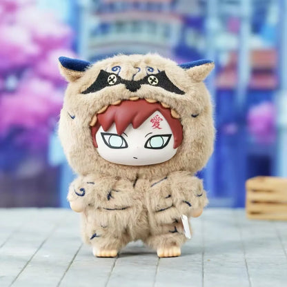 HOT!!Shippuden Beast Party Series Cute Plush Doll Toy Cartoon Backpack Pendant Anime Peripheral Gift Box Naruto Blind Box Gift