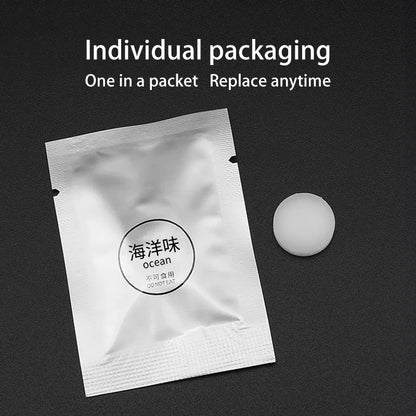 5PCS Car Air Outlet Aromatherapy Tablets Air Outlet Supplement Tablets Small Fan Pe Solid Fragrance Tablets