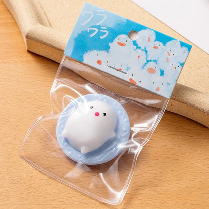 Cute Warawara Creative Pinch Toys Anime Figure Plushie Dolls Stuffed Toys Ornament For Kids Birthday Gifts