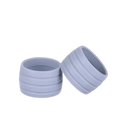 2pcs Road Bicycle Handlebar Strap Tape Fixing Silicone Ring Anti-Slip Rubber Sleeve Loops High Elastic Handlebar Tape Fixed Ring