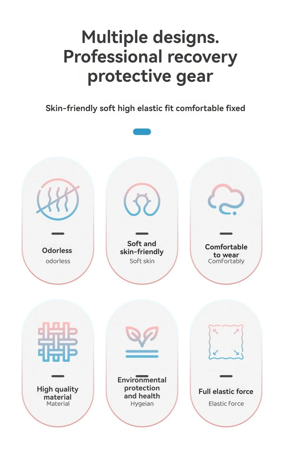 AOLIKES 1PCS Hot and Cold Relief Gel Knee Sleeve,Heat or Ice Therapy for Knee Relief,Contoured Hydrogel Design for Comfort
