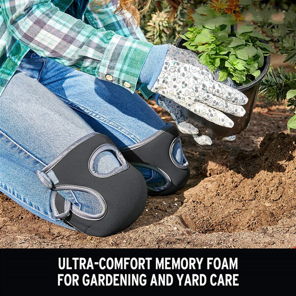 1Pair Knee Pads Non-Slip Thick Extra Foam Cushion for Scrubbing Floors,Gardening,With Soft Inner Liner, Strong Adjustable Straps