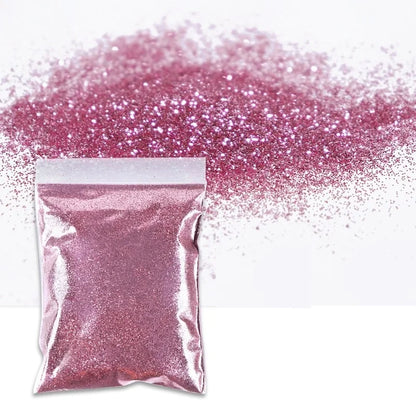50g Extra Fine Glitter Holographic Laser Dazzling Nail Glitter Powder Art Crafts Resin Tumbler Decoration Shiny Flakes Sequins