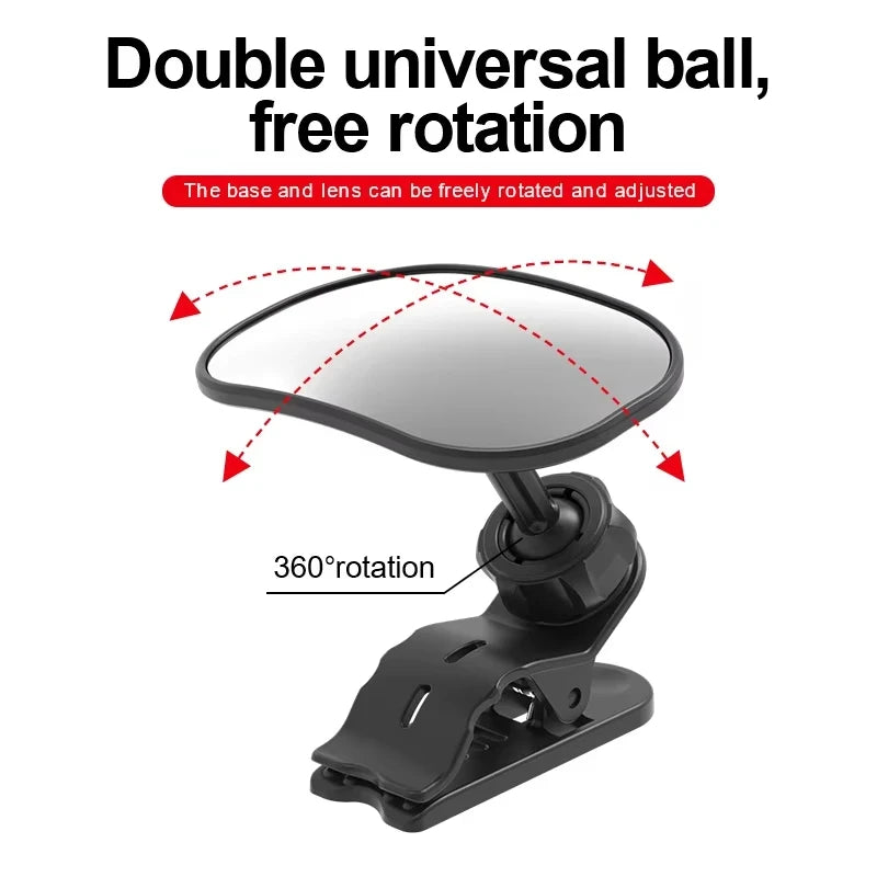 New Car Rearview Mirror Wide View Safety Mirror For Windshield Infant Car Seats Clear Reflection 360-Degree Rotatable Adjustable