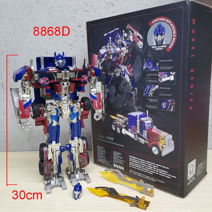 30CM Transformation Robot Toys Optimuss Prime Star Commander Magatron Bumblebe Car Movie Action Figure Deformation Anime Model