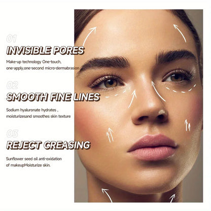 Invisible Pore Base Stick,Facial Makeup Front Milk,Facial Matte Stick,Natural Finish Concealer