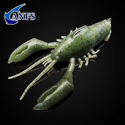 ANFS 1piece Craw Soft Lure Cool Fishing Lures Artificial Baits Fishing Accessory
