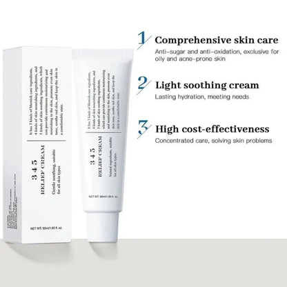 345 Antioxidant Nourishing Cream Repairs Weakened Barrier Soothes Acne Skin And Supplies Deep Hydrating Nourishment