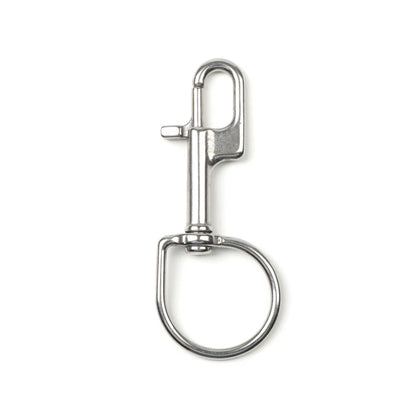 1PC 316 Stainless Steel Swivel Eye Bolt Spring Snap Hook Double Head Hook Marine Diving D Ring Snap Hooks With Swivel
