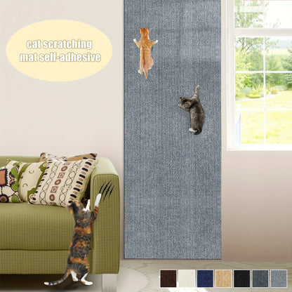 Self-Adhesive Cat Scratching Mat Trimmable Cat Scratching Post Cat Carpet for Anti-scratching Protector Anti Cat Scratch Mat