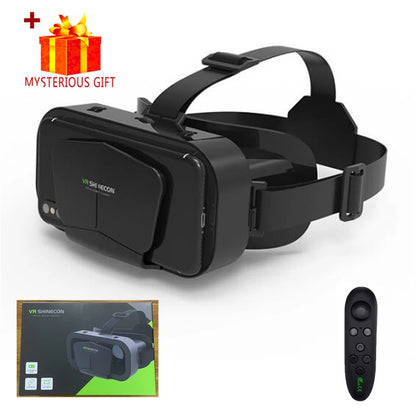 Shinecon Viar Virtual Reality VR Glasses Headset 3D Device Helmet Goggles Lenses For Smartphone Smart Phone Game Cell Mobile Set