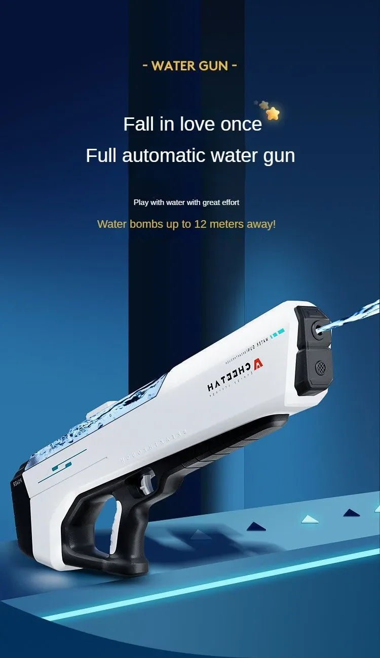 Automatically Water High Pressure Electric Water Gun Toys for Kids Summer Outdoor Pool Fight Games Children Water Toys Gift