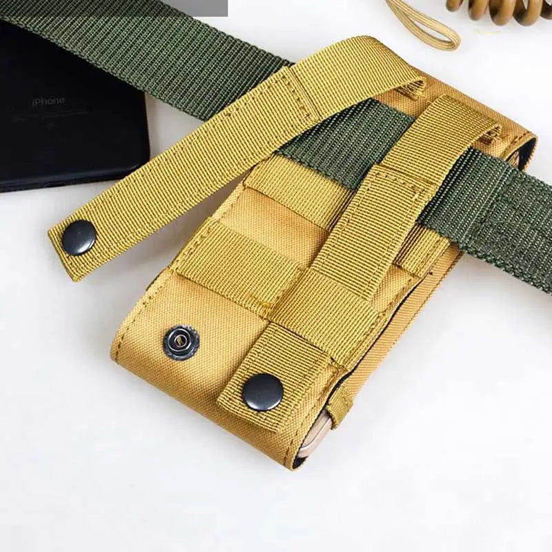 6 Inch Cell Phone Pouch Waist Bag Molle Outdoor Universal Running Mobile Phone Case Bag Camping Hunting Accessories Pouch