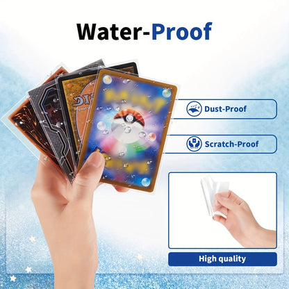 100Pcs Card Sleeves for TCG,Matte Card Sleeves for Standard Sized Trading Cards,Compatible with Magic Yugio and CCG Cards 6691