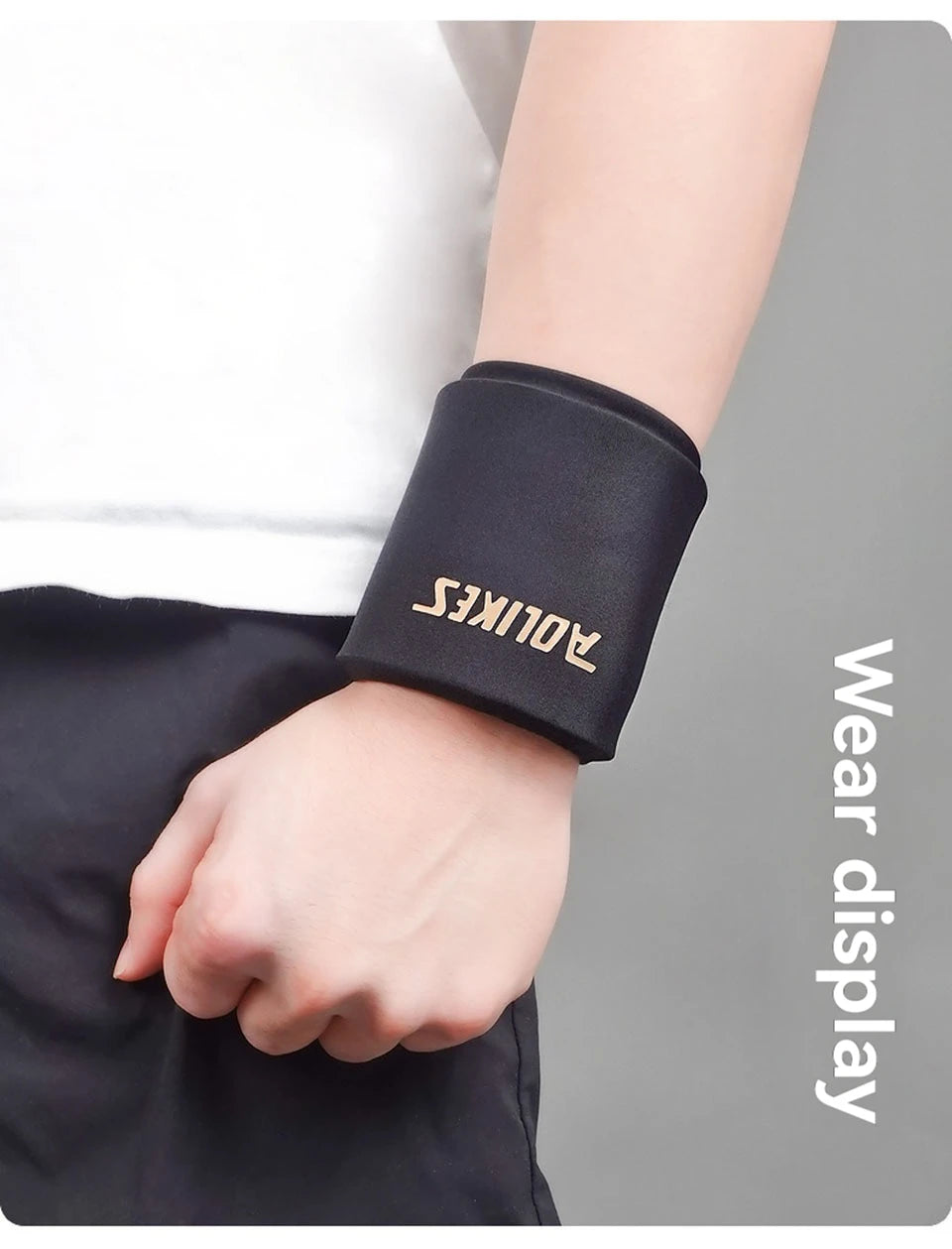 AOLIKES 1PCS Hot and Cold Relief Gel Knee Sleeve,Heat or Ice Therapy for Knee Relief,Contoured Hydrogel Design for Comfort