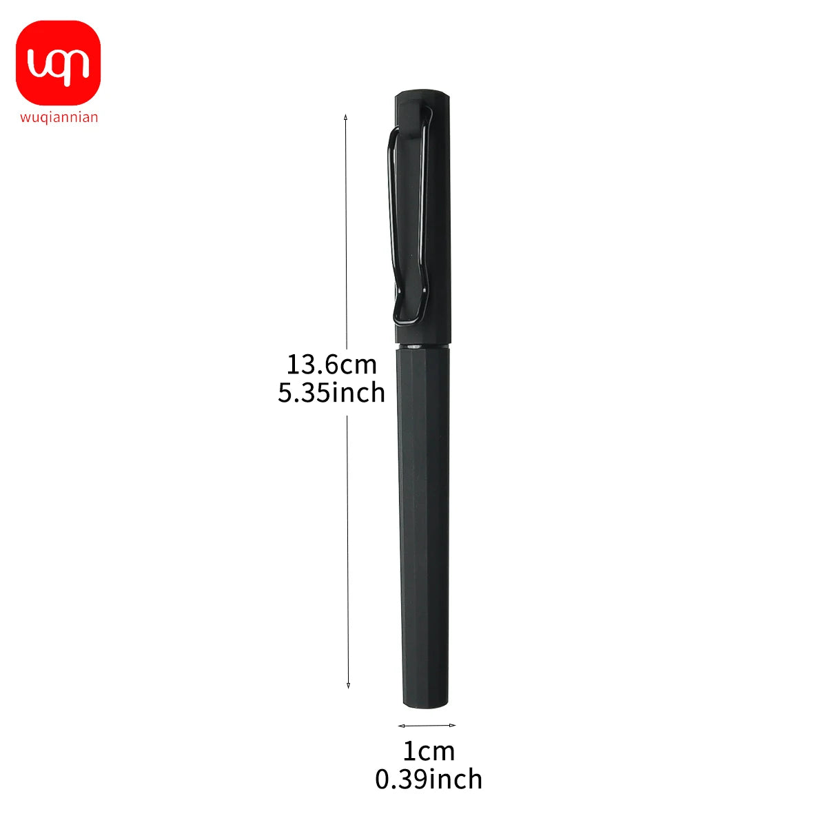 WQN-2/5/10PCS Simple Black Gel Pens, Smooth Writing, Comfortable to Hold, Signature Pens for School and Office Supplies