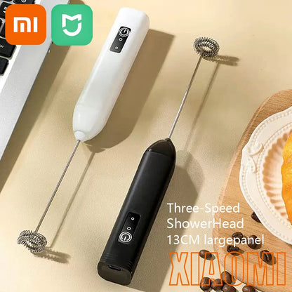 Xiaomi Electric Plastic Handle Egg Beater Egg Stirrer Milk Frother Foamer Mixer