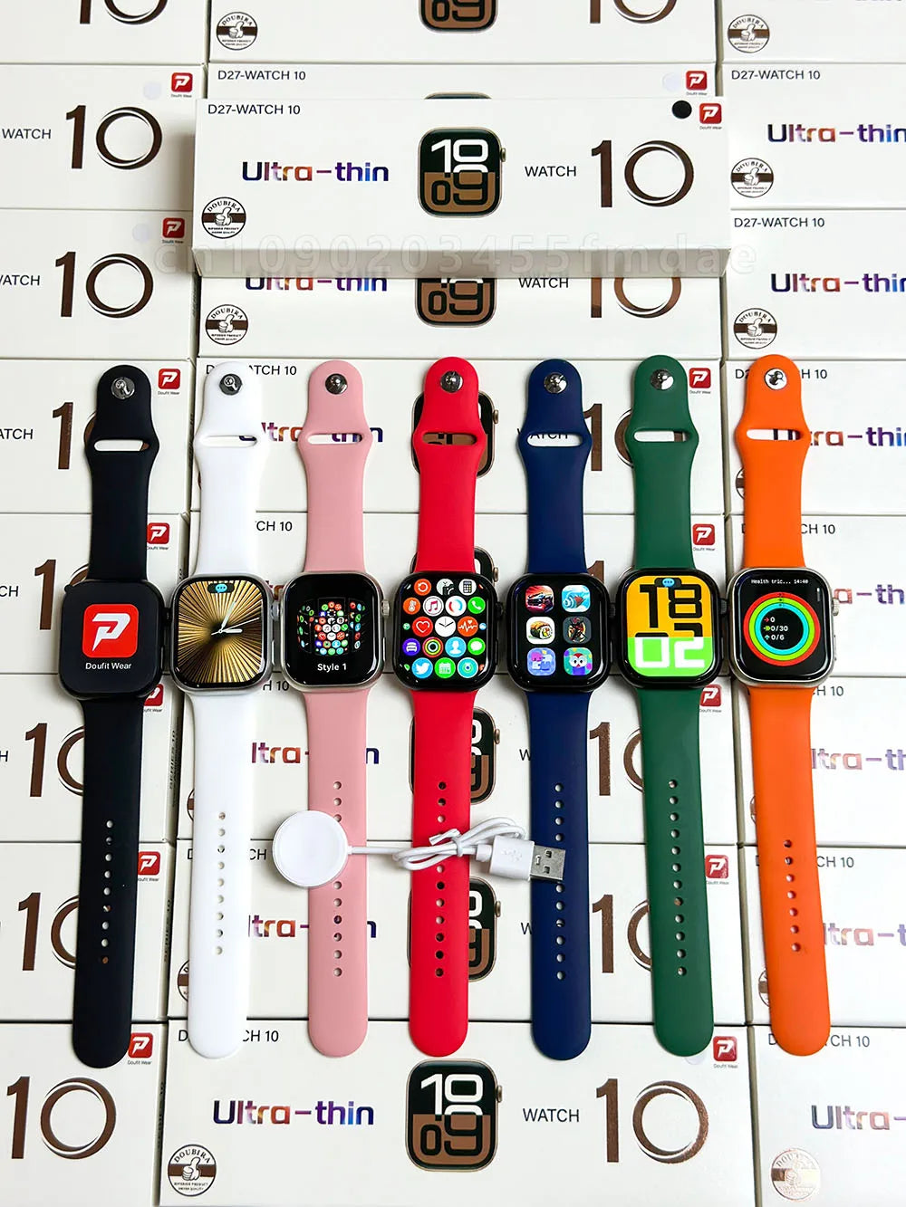 New Watch10 Series GPS Smart Watch Men Always On Display Heart Rate Body Temperature BT Call Women Waterproof Series Smartwatchs