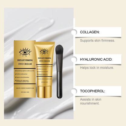 Temporary Tighten Eye Cream for Removal Eye Bags Anti Puffiness Dark Circles Removal Firming Increase Elasticity Massage EyeCare