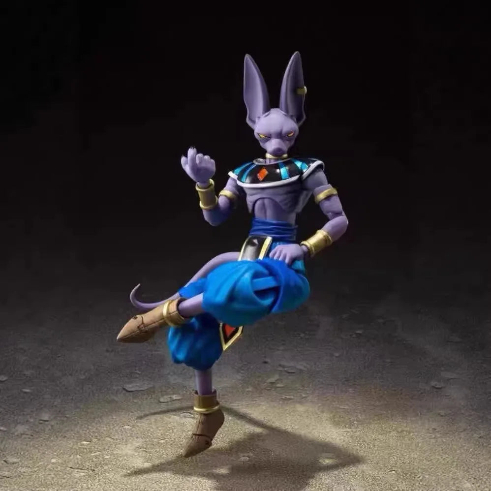 Hot Anime Figure Shf Dragon Ball Z Beerus Super God of Destruction Action Figures PVC Collection Model Toy For Children Gift