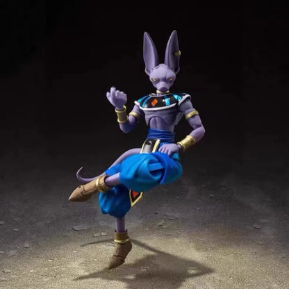 Hot Anime Figure Shf Dragon Ball Z Beerus Super God of Destruction Action Figures PVC Collection Model Toy For Children Gift