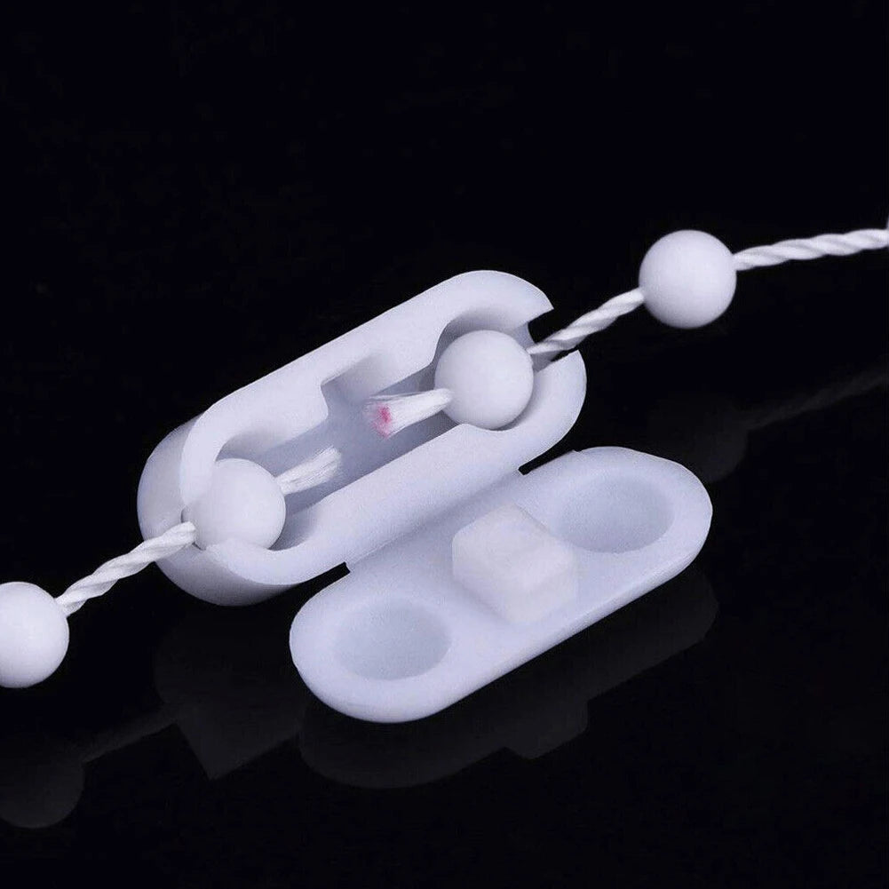 10pcs Plastic Roller Blinds Pull Cord Connector Curtain Chain Connector For Vertical Blinds Joiners Spare Tool Replacement