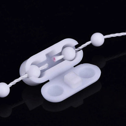 10pcs Plastic Roller Blinds Pull Cord Connector Curtain Chain Connector For Vertical Blinds Joiners Spare Tool Replacement