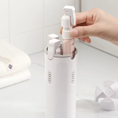 1pc 4-in-1 Emulsion Dispenser Bottle, Travel Bottle, Minimalist with Labels, Travel Dispenser Bottle, Toiletry Container