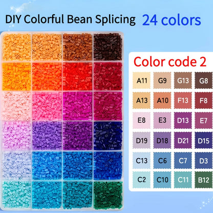 2.6mm 96 Colors Hama Beads Education Iron Beads 3D Puzzle Beads Lroning DIY Intelligence Educational Toys Craft Puzzles