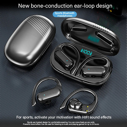 The A520 wireless Bluetooth headphones feature high-quality, high-definition sound, stereo earbuds, sweat-proof touch lights