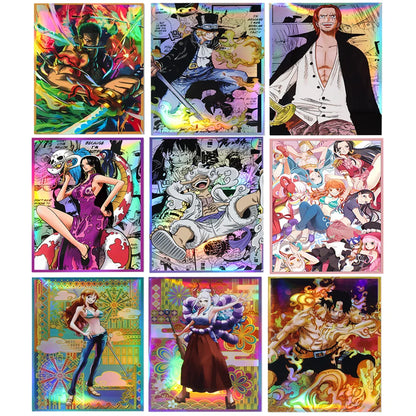 60Pcs 67x92mm Anime One Piece Card Sleeves Ace Luffy Zoro Shanks Empress Nami OPCG PTCG /MTG/PKM Trading Cards Protector Case