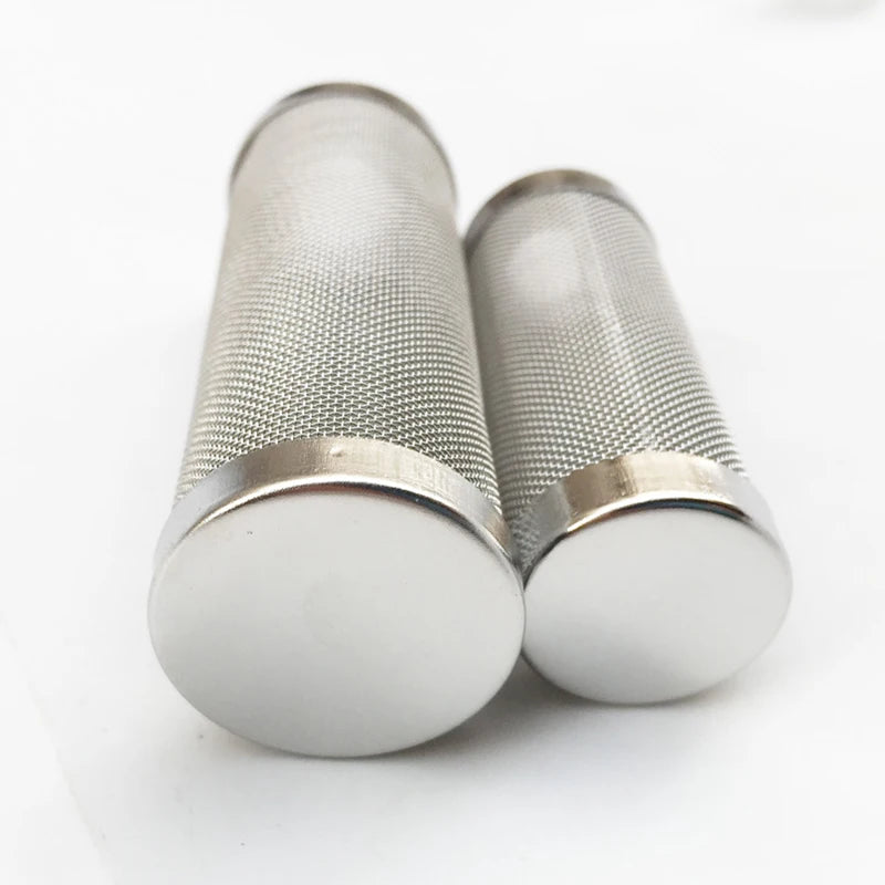 Fish Tank Filter Stainless Steel Inlet Case Mesh Shrimp Nets Special Cylinder Filters Inflow Inlet Protect Aquarium Accessories