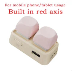 New Keypad Dual Button E-book Page Turner For Tablet Mobile Phone Blue Tooth Remote Control Swipe Short Videos For Android/IOS